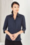 Picture of Biz Care Ladies Plain Oasis 3/4 Sleeve Shirt LB3600