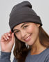 Picture of Winning Spirit ROLL UP rPET KNIT BEANIE CH61