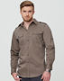 Picture of Benchmark Men's Long Sleeve Military Shirt M7912