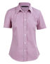 Picture of BENCHMARK Ladies' Two Tone Mini Gingham Short Sleeve Shirt M8340S