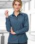 Picture of Benchmark ASCOT LADIES LONG SLEEVE DOT JACQUARD STRETCH SHIRT M8400L