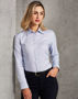 Picture of Benchmark Ladies' Dot Contrast Long Sleeve Shirt M8922