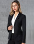 Picture of Benchmark Ladies' Wool Blend Stretch One Button Cropped Jacket M9201