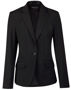 Picture of Benchmark Ladies' Wool Blend Stretch One Button Cropped Jacket M9201