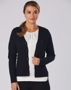 Picture of Benchmark Women's V-Neck Long Sleeve Cardigan M9602