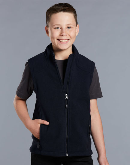 Picture of Winning Spirit Diamond Fleece Vest Kids PF09K