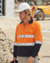 Picture of Australian Industrial Wear HI-VIS TWO TONE COTTON FLEECE SWEAT SW48