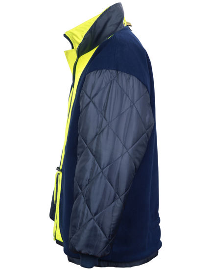 Picture of Australian Industrial Wear HI-VIS LONG LINE JACKET POLAR WITH FLEECE LINING SW50