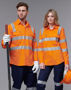 Picture of Australian Industrial Wear VIC Rail Lightweight Safety Shirt- Unisex SW55