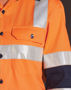 Picture of Australian Industrial Wear biomotion day/night light weight safety shirt with x back tape configuration SW70