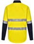 Picture of Australian Industrial Wear UNISEX HI VIS COOL-BREEZE SAFETY LS SHIRT (GENERIC TAPE) SW82