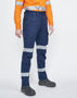 Picture of Australian Industrial Wear UNISEX COTTON STRETCH RIP-STOP WORK PANTS WITH SEGMENTED TAPE WP26HV