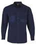 Picture of Australian Industrial Wear DURABLE LONG SLEEVE WORK SHIRT WT06