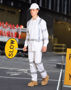 Picture of Australian Industrial Wear Mens White Safety Shirt with X Back Biomotion Tape Configuration WT09HV