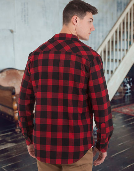 Picture of Australian Industrial Wear UNISEX CLASSIC FLANNEL PLAID LS SHIRT WT11