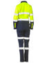 Picture of Bisley Women's Taped Hi Vis Cotton Drill Coverall BCL6066T