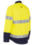 Picture of Bisley Women's Taped Hi Vis Maternity Drill Shirt BLM6456T