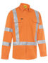 Picture of Bisley X Taped Biomotion Hi Vis Cool Lightweight Drill Shirt BS6166XT