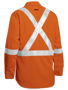 Picture of Bisley TenCate Tecasafe® Plus Taped hi Vis Closed Front Lightweight FR Shirt - Long Sleeve BSC8176T