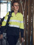 Picture of Bisley TenCate Tecasafe® Plus 700 Women's Taped Hi Vis FR Vented Shirt BL8082T