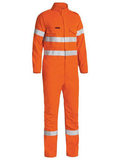 Picture of Bisley TenCate Tecasafe® Plus 700 Taped Hi Vis FR Vented Coverall BC8085T