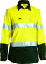 Picture of Bisley Women's Taped Hi Vis Cool Lightweight Drill Shirt BL6896