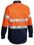 Picture of Bisley Taped Hi Vis Closed Front Drill Shirt BTC6456