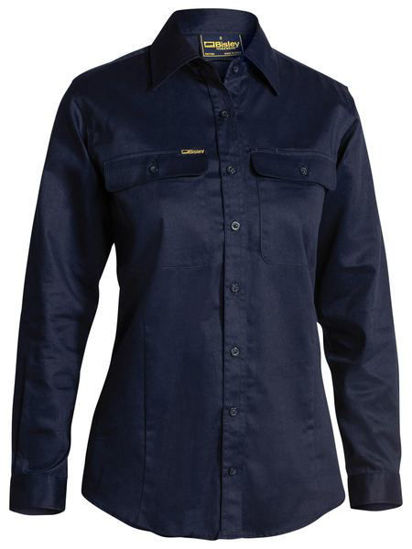 Picture of Bisley Women's Drill Shirt BL6339