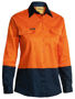 Picture of Bisley Women's Hi Vis Drill Shirt BL6267