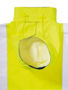 Picture of Bisley Taped Hi Vis Recycled Rain Shell Jacket BJ6766T