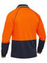 Picture of Bisley Two Tone Hi Vis V-Neck Polo Shirt BK6440