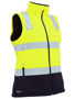 Picture of Bisley Women's Taped Two Tone Hi Vis 3-in-1 Soft Shell Jacket BJL6078T