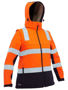 Picture of Bisley Women's Taped Two Tone Hi Vis 3-in-1 Soft Shell Jacket BJL6078T