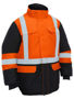 Picture of Bisley H Taped Hi Vis Freezer Hooded Jacket BJ6454HT