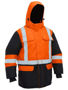 Picture of Bisley H Taped Hi Vis Freezer Hooded Jacket BJ6454HT