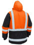 Picture of Bisley H Taped Hi Vis Freezer Hooded Jacket BJ6454HT