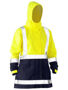 Picture of Bisley Women's H Taped Two Tone Hi Vis Rain Jacket BJL6966T