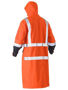 Picture of Bisley Taped Hi Vis Long Rain Coat BJ6961T