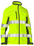 Picture of Bisley Women's Taped Two Tone Hi Vis Soft Shell Jacket BJL6059T