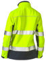 Picture of Bisley Women's Taped Two Tone Hi Vis Soft Shell Jacket BJL6059T