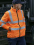 Picture of Bisley Taped Hi Vis Reversible Puffer Jacket BJ6350HT