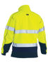 Picture of Bisley Taped Hi Vis 1/4 Zip Fleece Pullover BK6989T