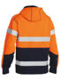 Picture of Bisley Taped Hi Vis Fleece Hoodie BK6819T