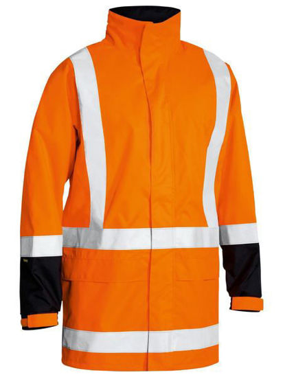 Picture of Bisley Taped Hi Vis Rain Shell Jacket BJ6967T