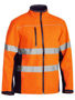 Picture of Bisley Taped Hi Vis Soft Shell Jacket BJ6059T