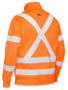 Picture of Bisley X Taped Hi Vis 1/4 Zip Pullover BK6814XT