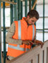 Picture of Bisley Taped Hi Vis Puffer Vest with X Back BV0379XT