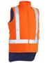 Picture of Bisley Taped Hi Vis Puffer Vest with X Back BV0379XT