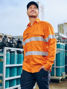 Picture of Bisley Apex 160 Taped Hi Vis FR Ripstop Vented Shirt BS8339T