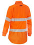 Picture of Bisley Apex 185 Women's Taped Hi Vis Ripstop FR Vented Shirt BL8439T